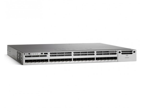 Cisco Catalyst 3850 24 mGig Port UPoE IP Base, WS-C3850-24XU-S